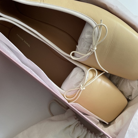 Mansur Gavriel Butter yellow Ballet Flats - Picture 5 of 8
